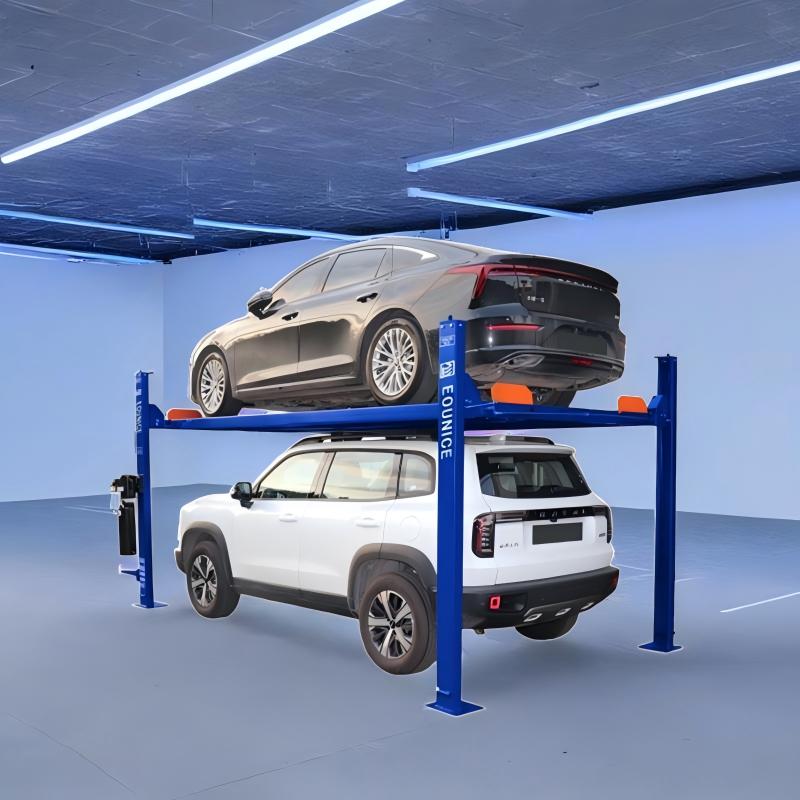 Eounice ON-7440PB:Commercial Four Post Parking Lift with Internal Lock