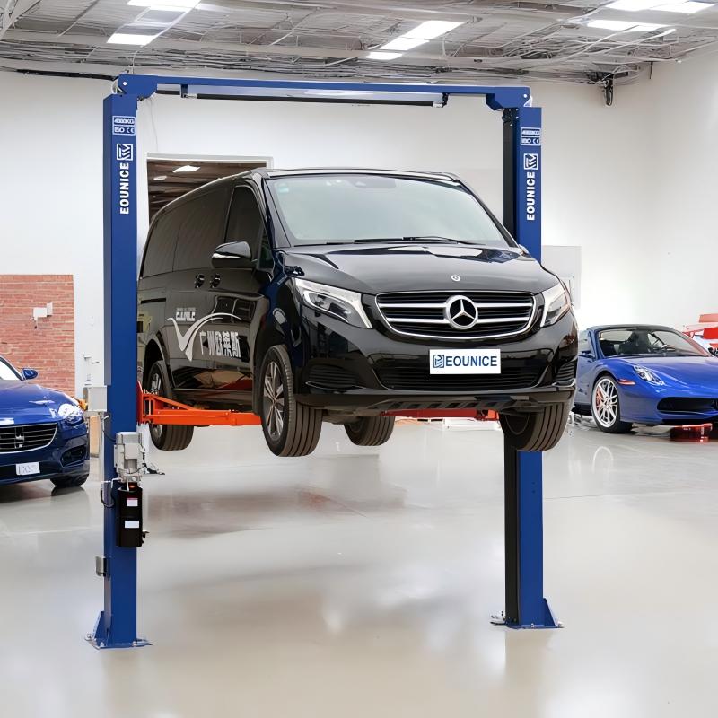Two-Post vs. Four-Post Car Lifts for Home Garages - Smart parking ...