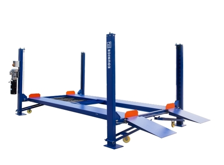 Eounice ON-7440PB: Commercial Four Post Parking Lift with Internal Lock