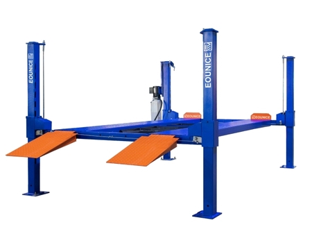 ON-7436PT commercial four post parking lift for suv sedane 3.6 ton lift capacity